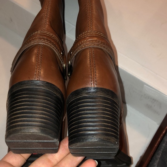 π’NWT 6 Bandolino Tall Cognac Boots - Picture 8 of 9